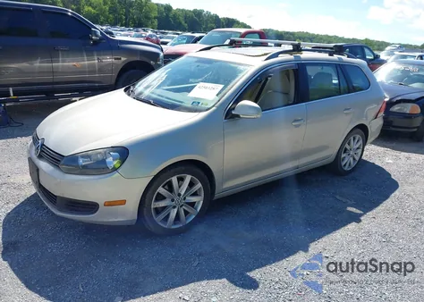 2012 Volkswagen Jetta Sportwagen 2.0L Tdi z USA, uszkodzony, nr VIN 3VWPL7AJ1CM602863